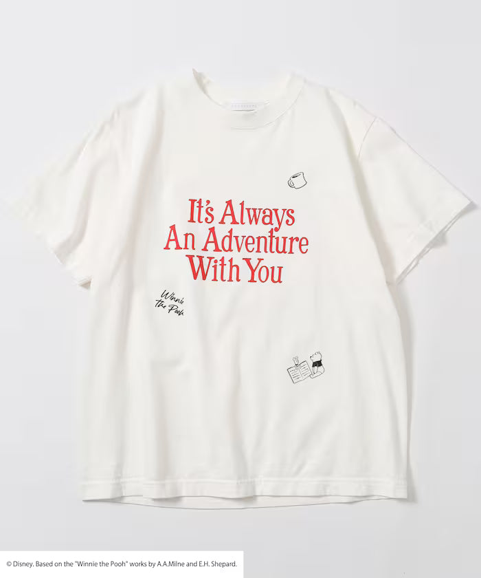 Winnie-the-Pooh Message Print T-Shirt