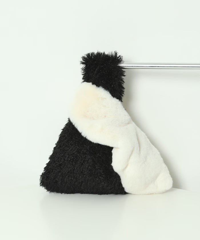 Faux Fur Combination Tote Bag