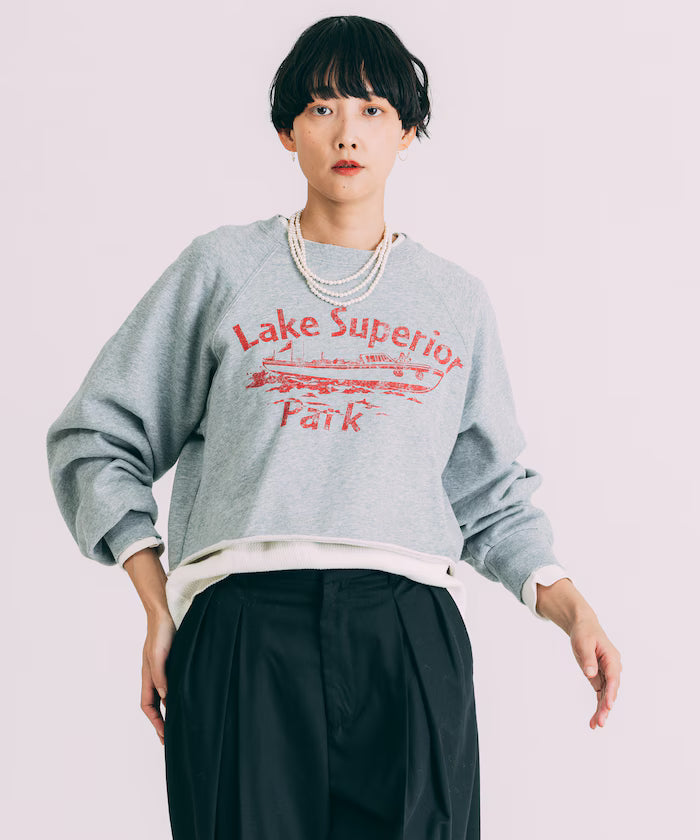 Grunge Cutoff Short Sweatshirt
