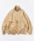 Cotton Linen Harrington Jacket - beige