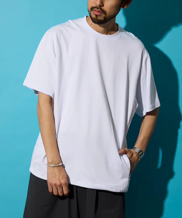 SUPER ICE / Super Ice Crew Neck Spindle T-Shirt Contact Cooling / Quick Dry / UV Cut