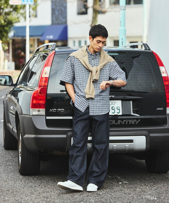 AIRDRY HIGH TECHYARN high-performance material oxford button-down shirt short sleeve moisture-wicking quick-dry