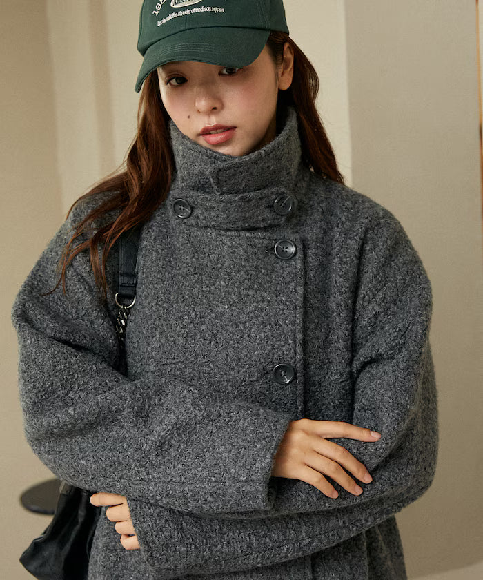 Multicolor Shaggy Long Coat Limited Edition