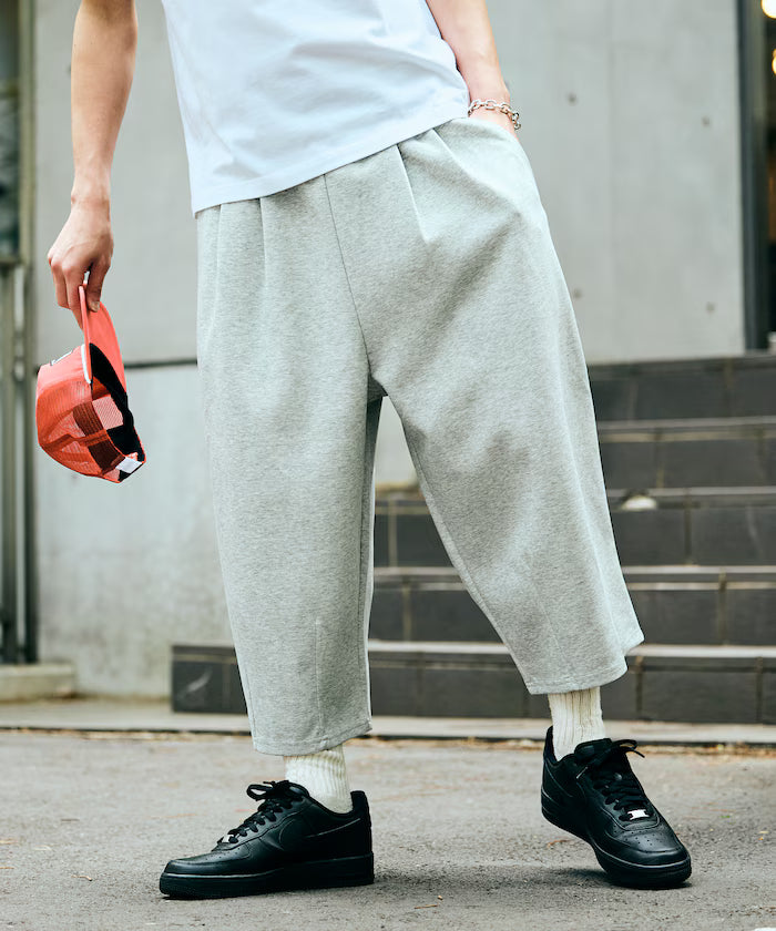 Limited Release Wide Silhouette Cool Touch Quarter-Length Sweatpants Contact Cooling