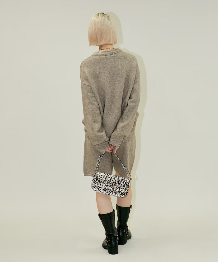 Knit Top Short Pants Set Up Limited Edition