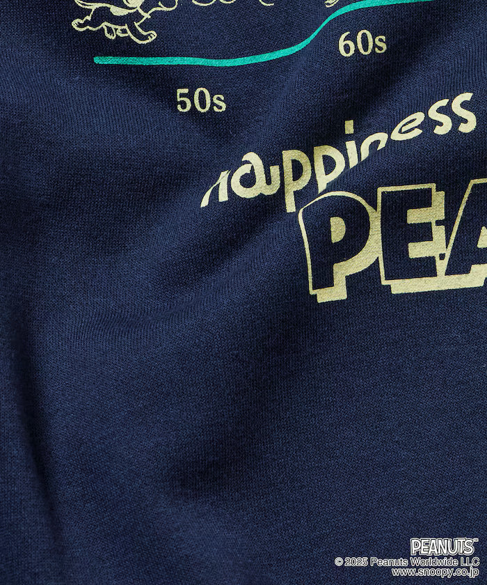 PEANUTS/Peanuts Exclusive Back Print Crew Neck Sweatshirt/Snoopy 【Limited Release】