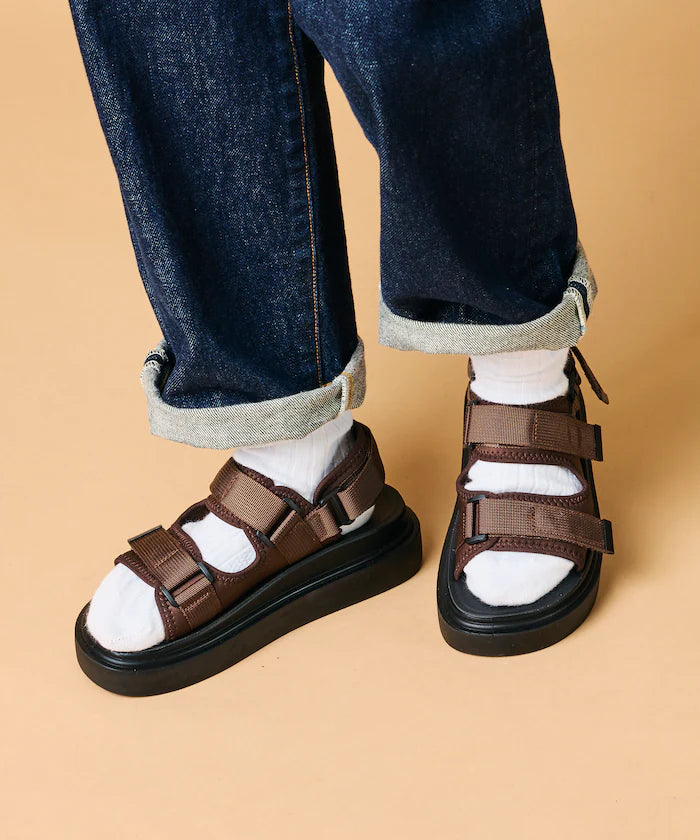 Limited release 2way volume sole double trap sports sandals platform sole