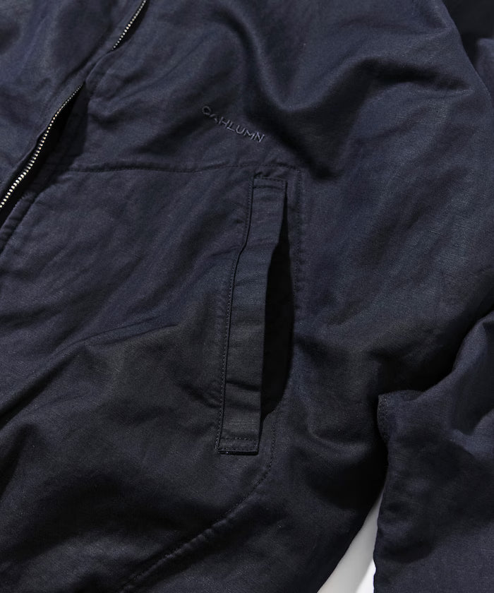 Cotton Linen Harrington Jacket