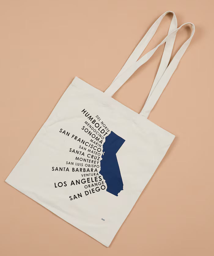 GREENROOM GALLERY × FREAK'S STORE / Greenroom Gallery Exclusive Orange&Park Tote Bag - Light Gray