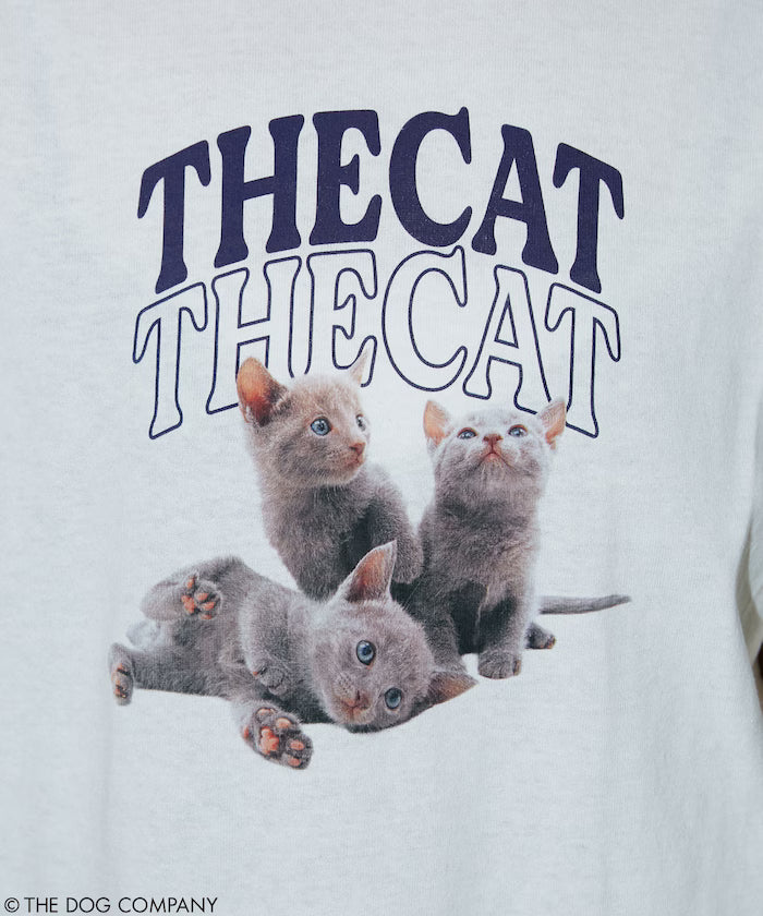 THE DOG / THE CAT Collegiate Style T-Shirt Limited Edition
