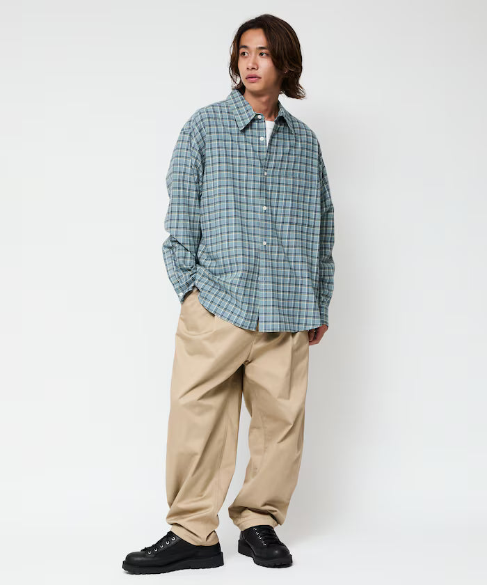 Relax Fit Relaxed Fit Regular Color Flannel Check Shirt [Limited Edition]