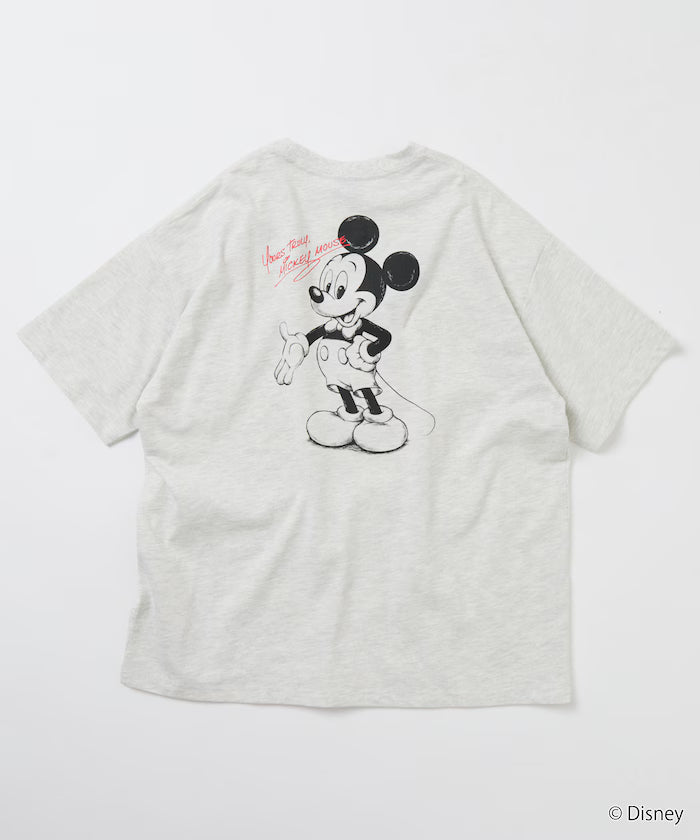 Limited Edition DISNEY Exclusive Mickey Mouse Back Print Crew Neck T-Shirt