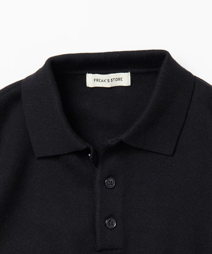 Relax Fit Relax Fit Sweat-like Polo Collar Knit [Limited Edition]