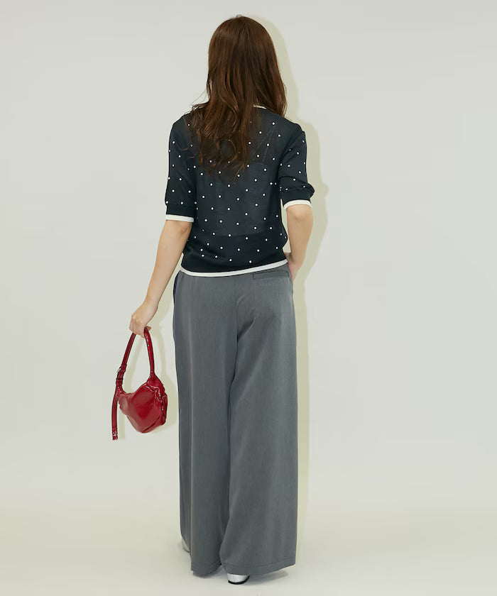 2-pleat slacks pants limited edition