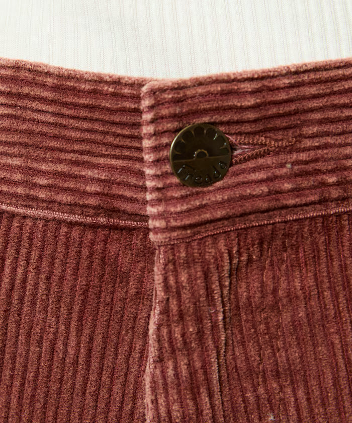 Chain Stitch Corduroy Pants