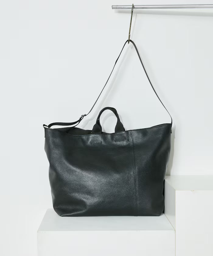 2WAY Leather Messenger Bag / 2WAY Leather Messenger Bag / Cowhide / Water-repellent leather