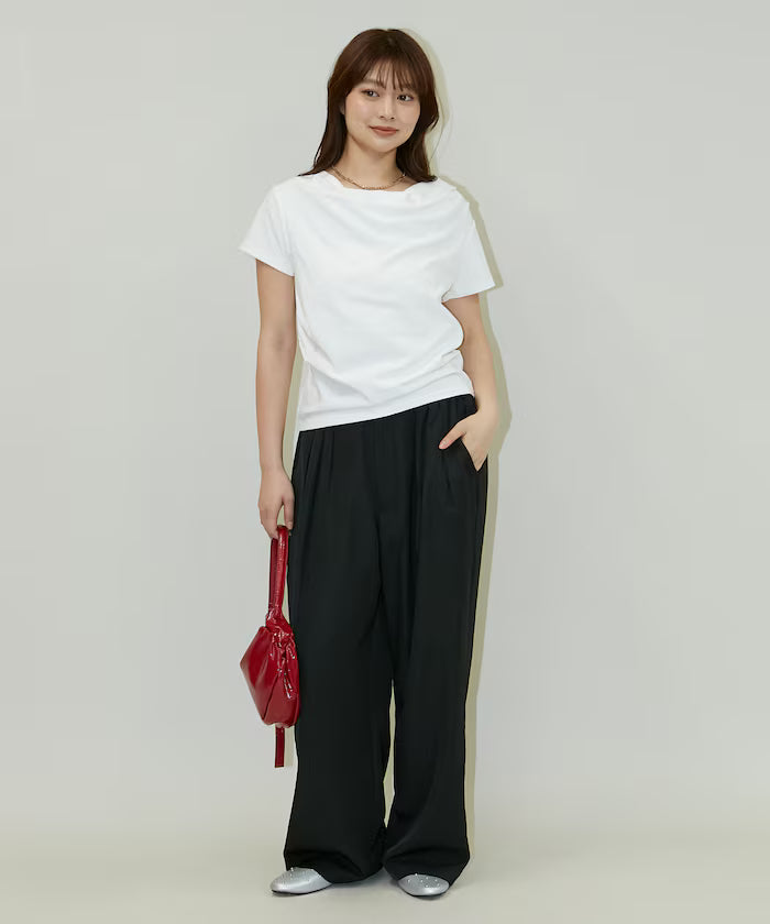 Color Tuck Slacks Pants Limited Release