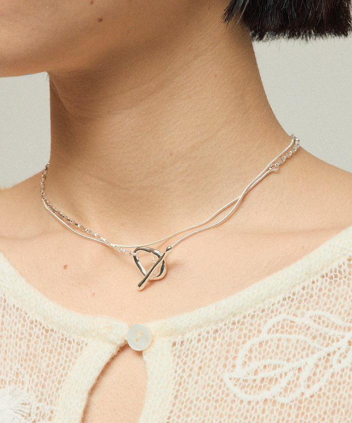 Double Chain Mantle Necklace