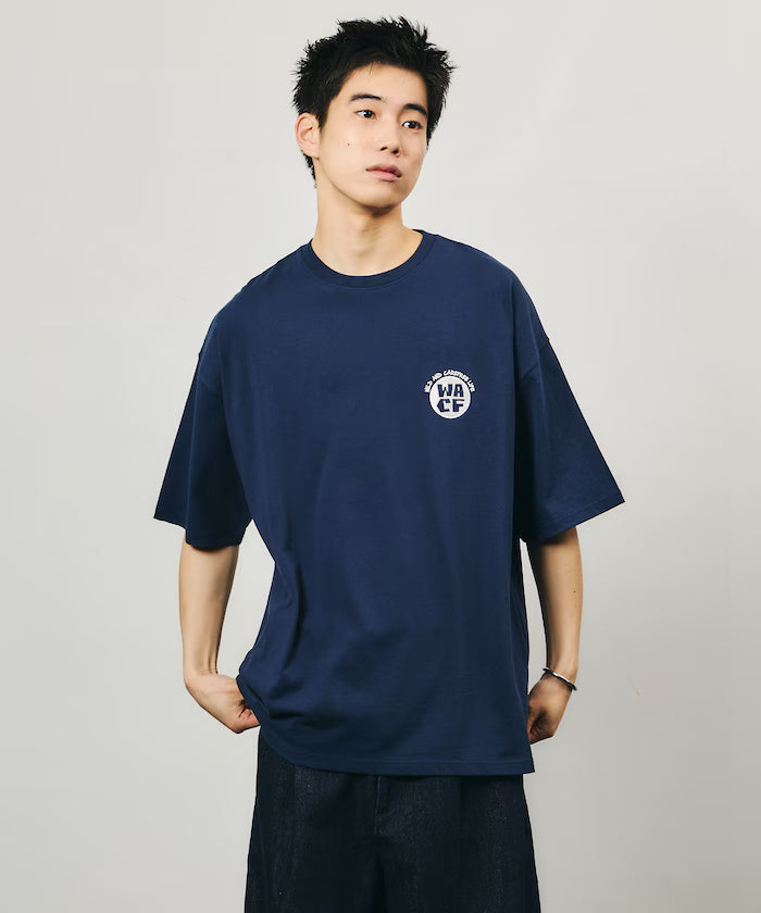 Limited Edition Relaxed Fit Back Print Crew Neck T-Shirt CHILL FISHING MAN