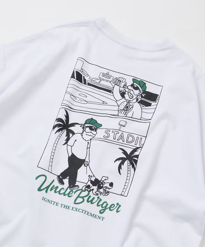 Limited Edition Uncle Holiday Big Silhouette Back Print Crew Neck T-Shirt