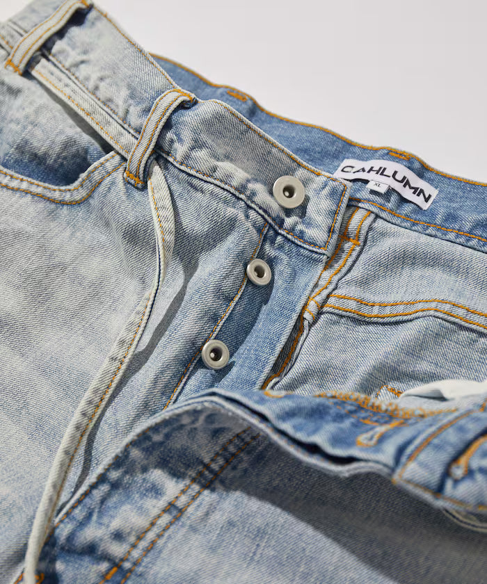 Selvedge Denim Baggy Shorts