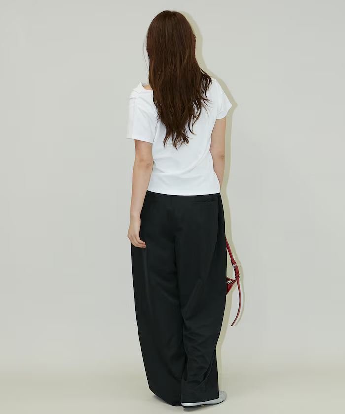 Color Tuck Slacks Pants Limited Release