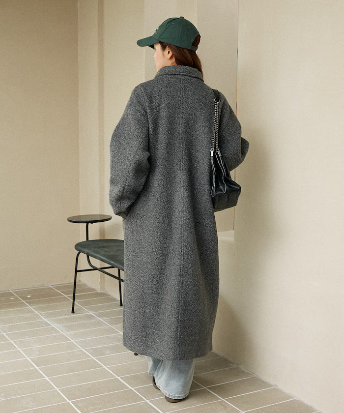 Multicolor Shaggy Long Coat Limited Edition