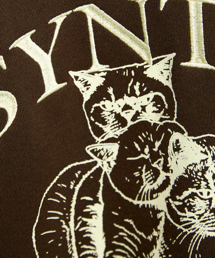 SYNTH Cat Fleece Lined Sweatshirt Limited Edition