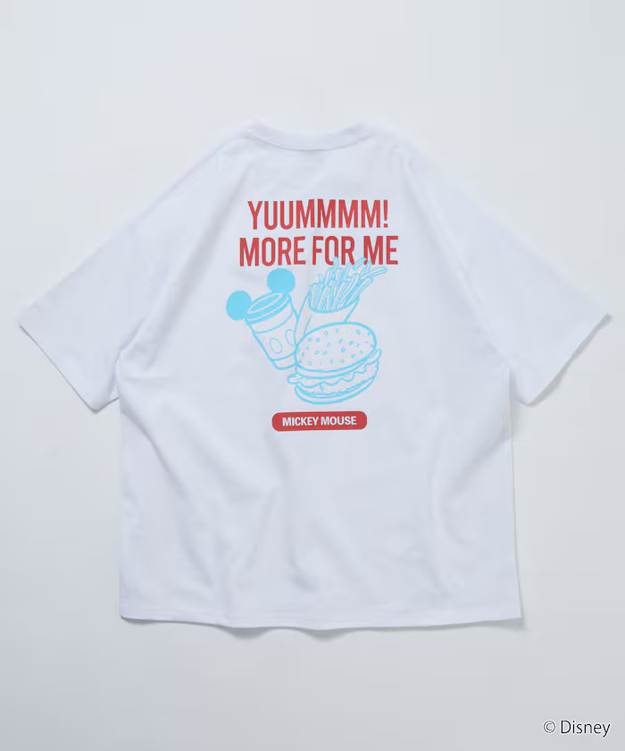 DISNEY/Mickey Mouse/Exclusive Crew Neck Printed Sweatshirt/FOOD 【Limited Release】