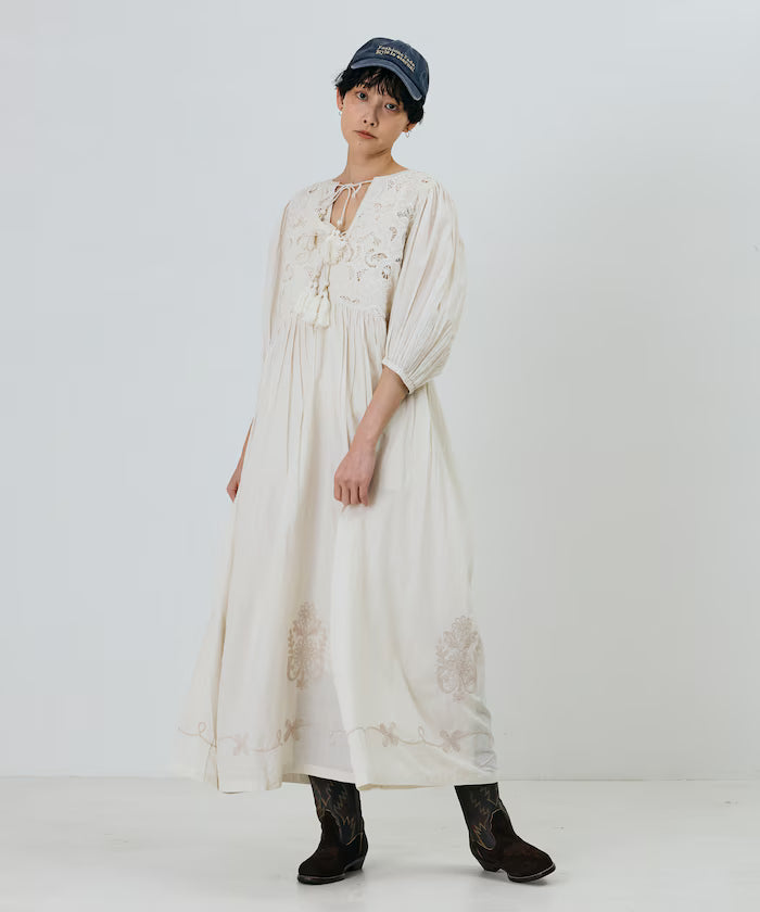 India Code Embroidered 2WAY Dress