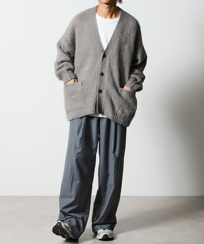 Relax Fit Shaggy Knit Loose Cardigan 【Limited Edition】