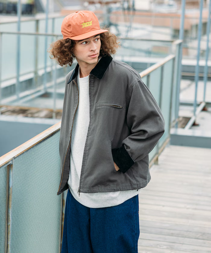 Big Silhouette Corduroy Switch Duck Blouson [Limited Edition]