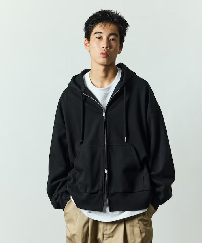 Relaxed Fit Bonding Zip-Up Parker [Limited Edition]
