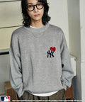 Custom HEART LOGO KNIT - Light Gray