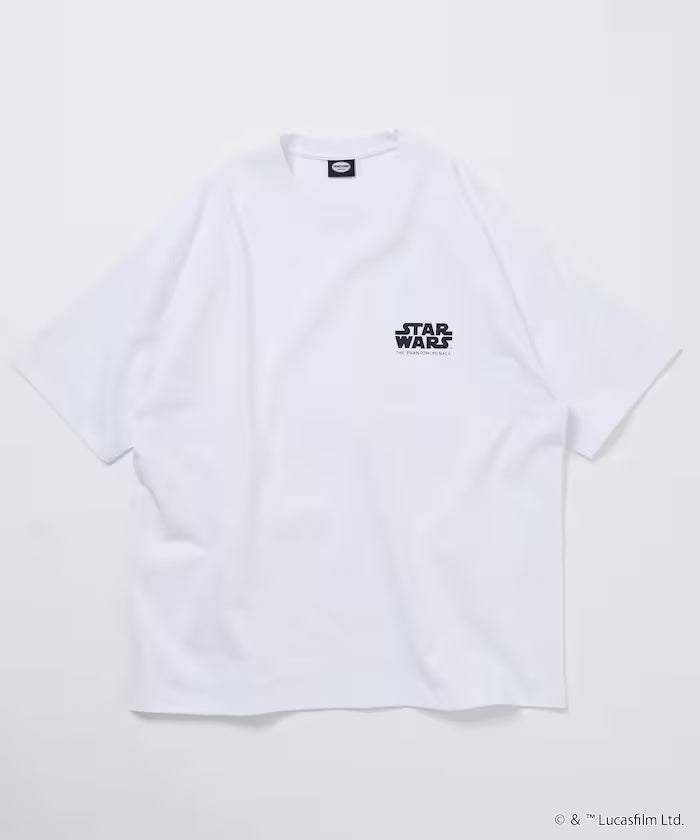 STAR WARS EPISODE 1/Star Wars Exclusive Big Silhouette Back Print Crew Neck T-shirt 【Limited Edition】