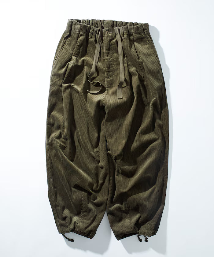 Wide Silhouette Corduroy Military Circus Pants / Snow Pants 【Limited Edition】