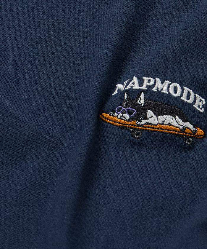 Relaxed Fit One-Point Animal Embroidery Crew Neck T-Shirt [Limited Edition]