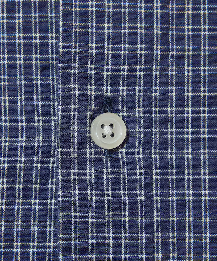 FREAK'S STORE for BEACH & FES Seersucker Spindle Regular Collar Short Sleeve Shirt