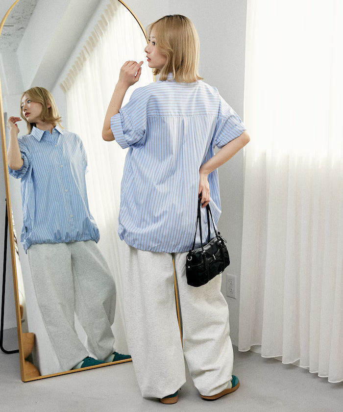 LOVE POP STUDIO Regular Color Half Sleeve Shirt Limited Edition