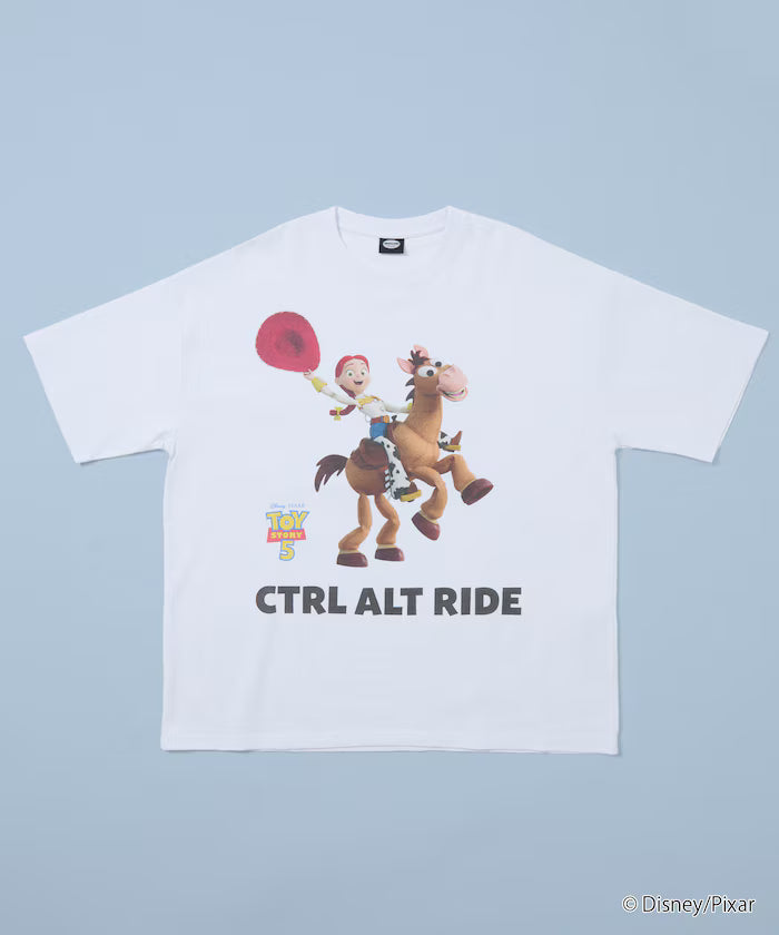[Sales start on May 22 at 12:00] 'Toy Story 5' Design Exclusive Character Crew Neck Printed T-Shirt [Limited Edition]