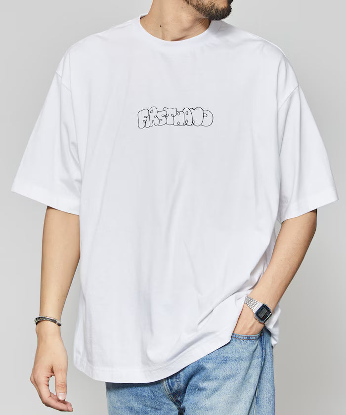 6oz Front Art Print Crew Neck T-Shirt / Skater Logo / Printed T-Shirt