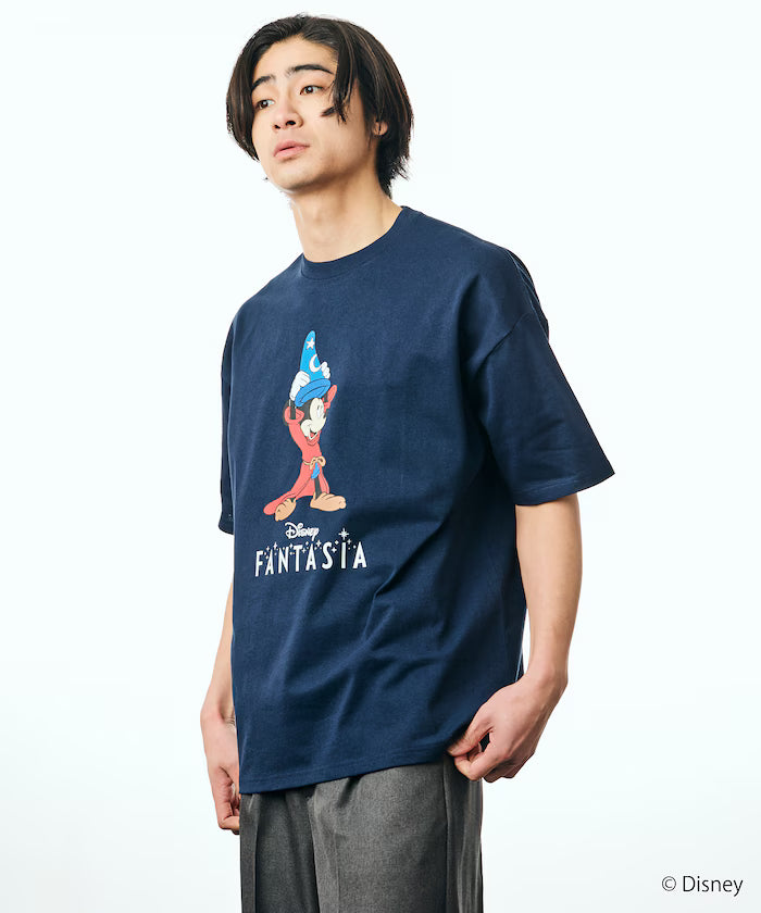 DISNEY/Mickey Mouse 'Fantasia'/Crew Neck Print T-Shirt 【Limited Edition】