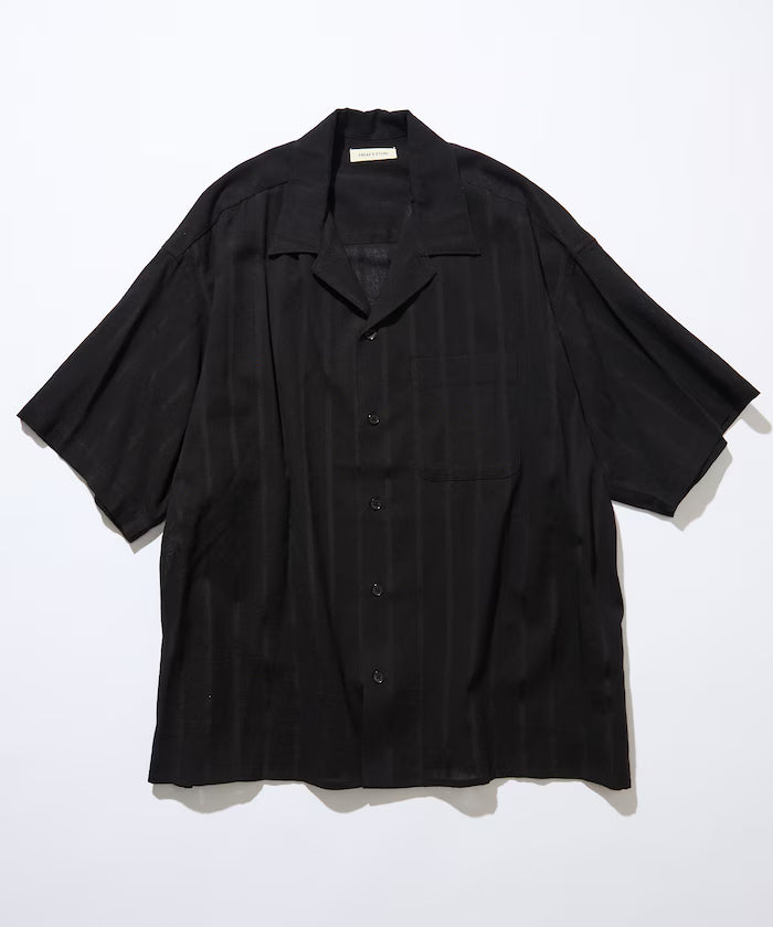 Relax Fit Relaxed Fit Shadow Stripe Open Color Shirt [Limited Release]