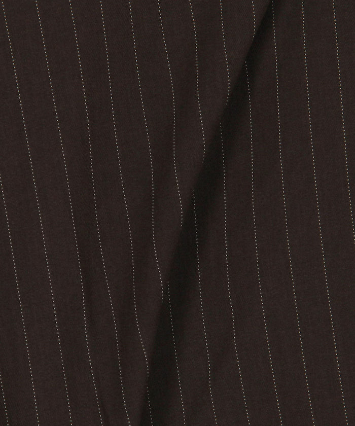 Wide Straight Silhouette One-Tuck Slack Pants