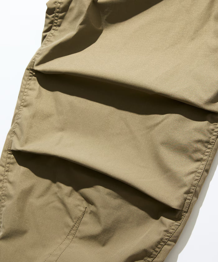 Quick Dry Fabric Wide Silhouette Poly Rip Cross Military Circus Pants/UV Cut/Quick Dry 【Limited Edition】