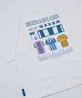 [Release on 5/22 12:00~] Brighton & Hove Albion FC - SEAGULLS UNIFORM GRAPHIC TEE - White
