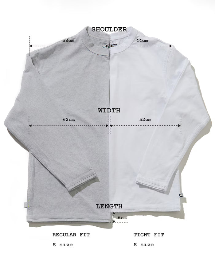 2-Pack Reversible Long Sleeve Tee “TIGHT FIT”