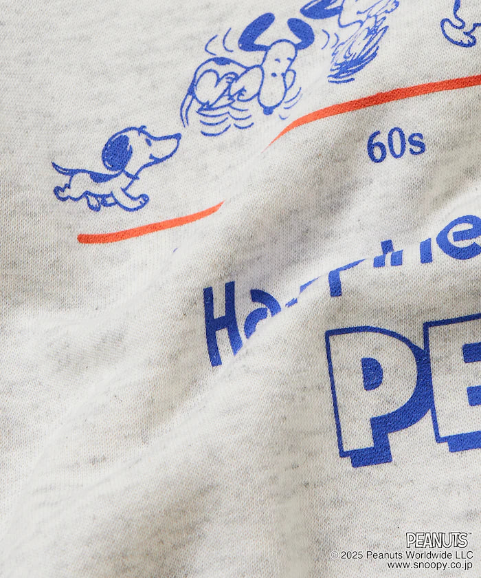 PEANUTS/Peanuts Exclusive Back Print Crew Neck Sweatshirt/Snoopy 【Limited Release】
