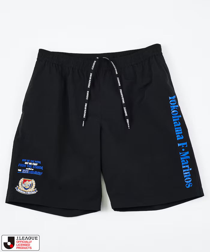 [Sales Start on May 15 at 12:00] J.LEAGUE × FREAK'S STORE Exclusive SUPPORTERS NYLON SHORTS [Yokohama F. Marinos] - Black