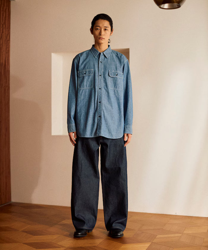 [Made in Japan] JAPAN CHAMBRAY SHIRT L/S